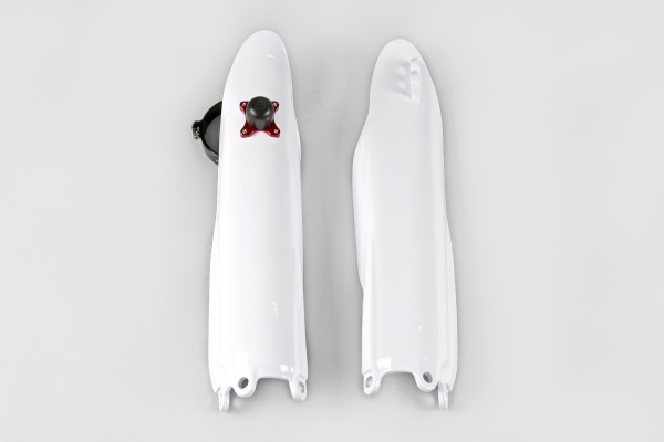 Fork Slider Protector + Quick Starter white for Yamaha YZ 125 - YZ 250 - YZ 250 F - YZ 450 F - YZ 125 X - YZ 250 X